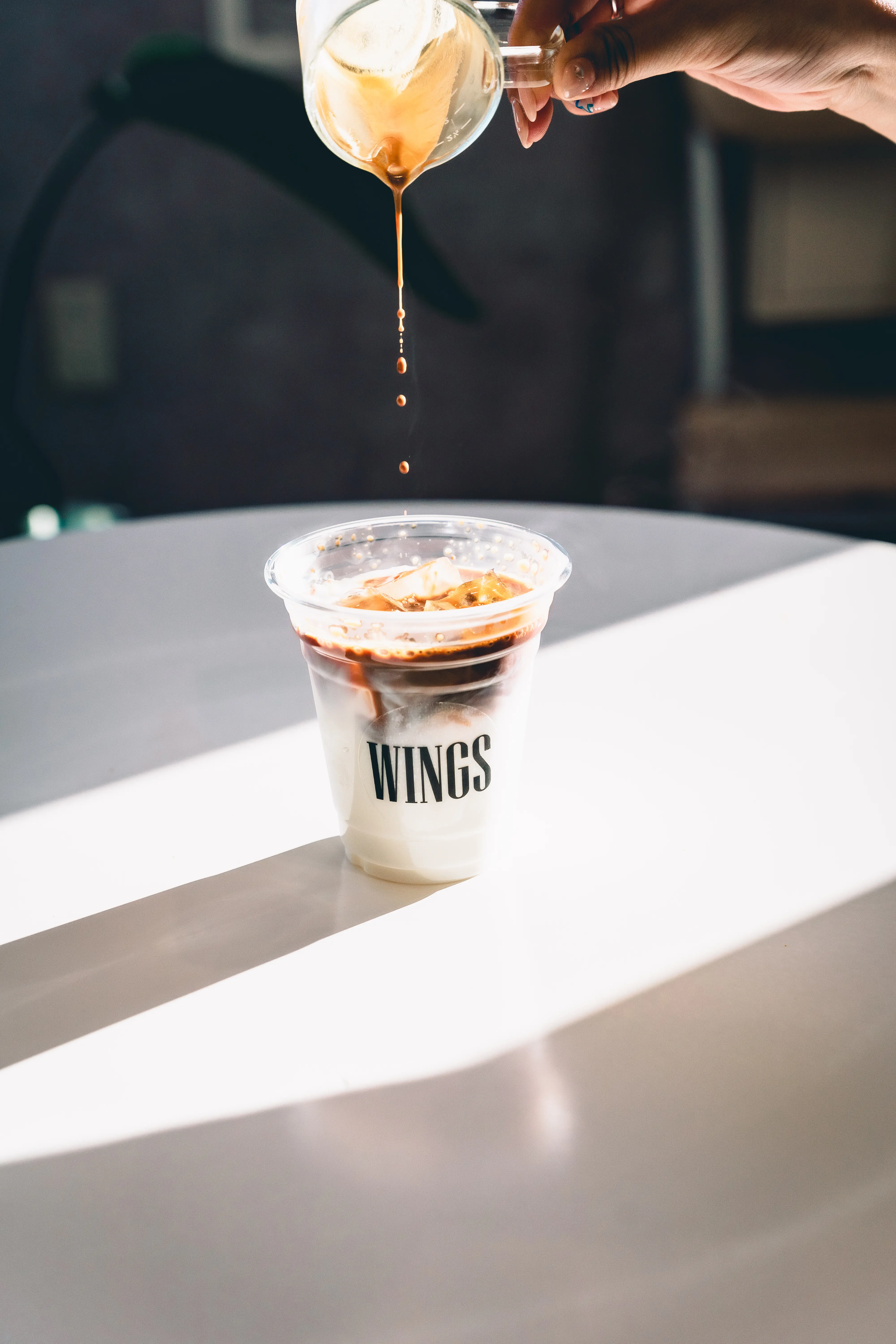 WINGSのアイスラテ
