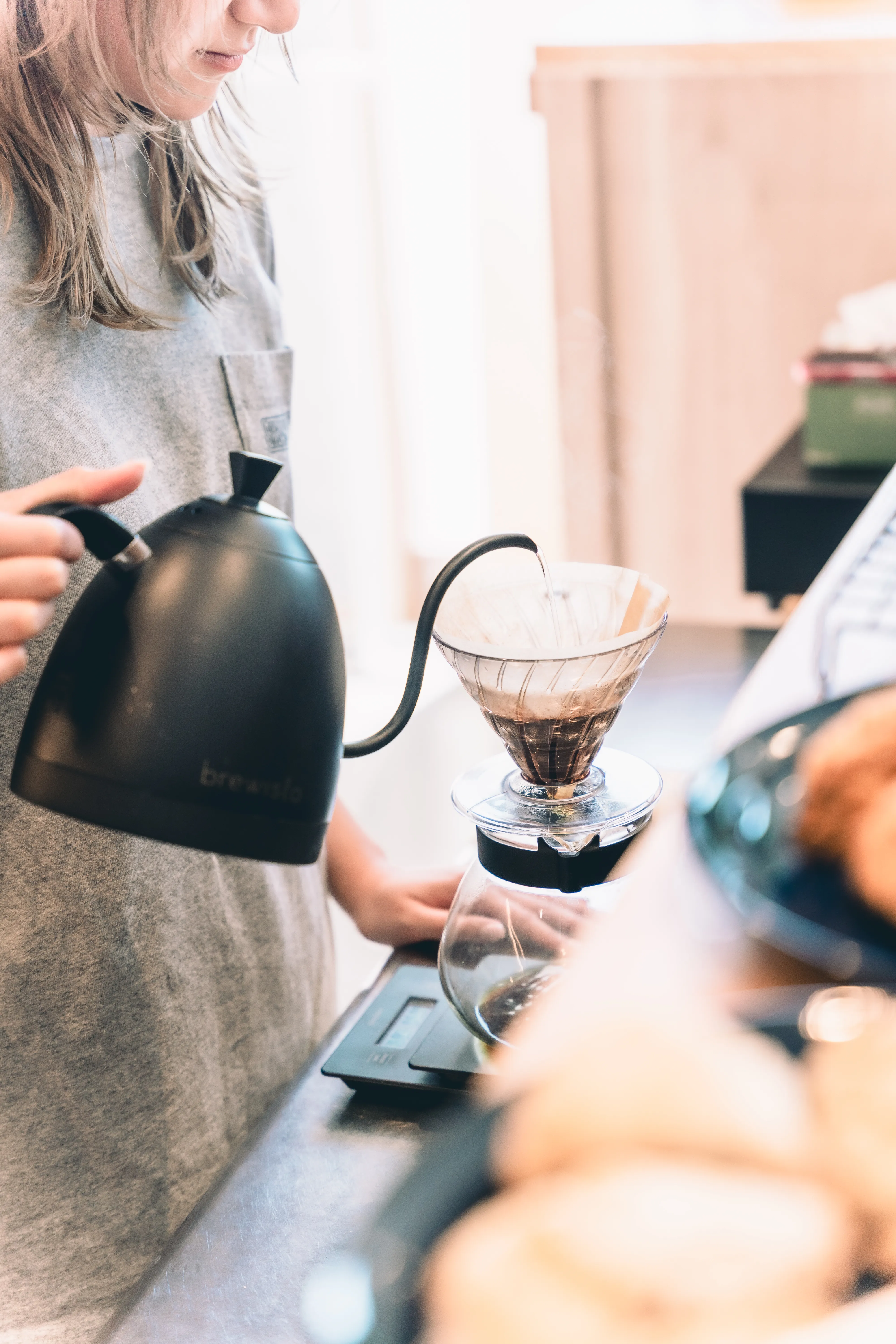 コーヒーを仕込む